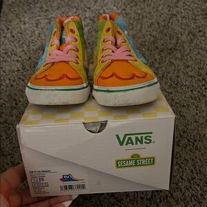 Vans Sesame Street Kids Sneakers - Orange, Yellow, Blue